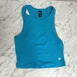 WIT crop top blue